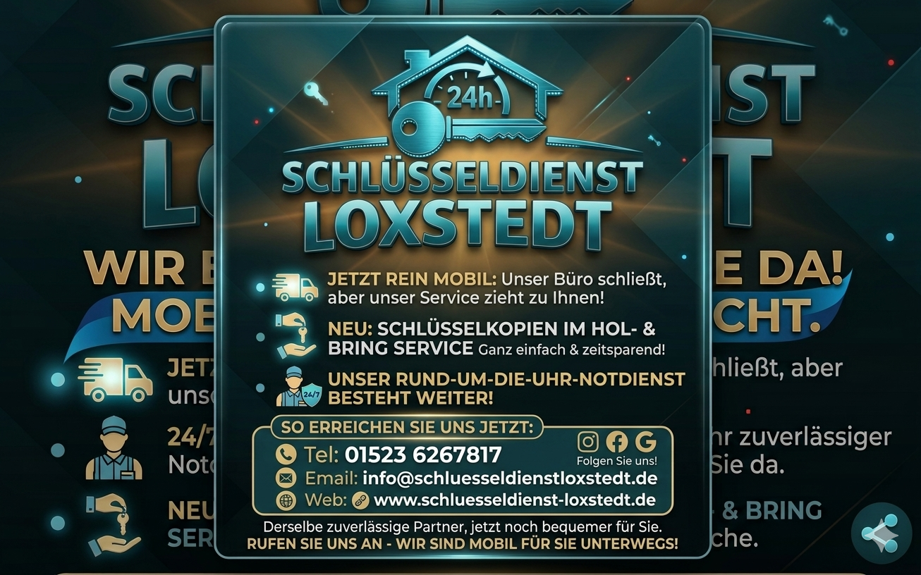 Schlüsseldienst Loxstedt – Service Änderung